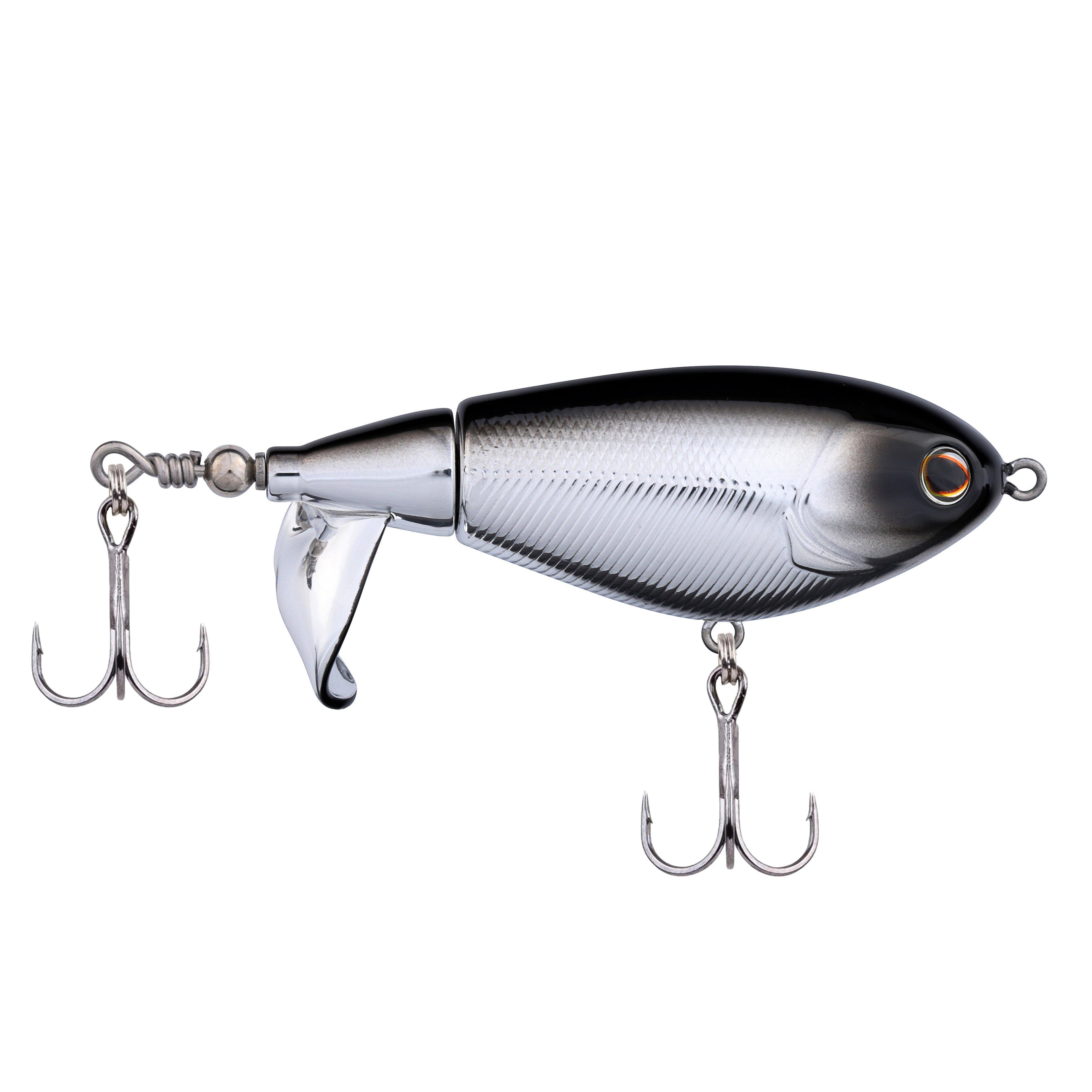 Berkey Choppo Topwater Fishing Lure, Black Chrome, Size 75 (1-Count)
