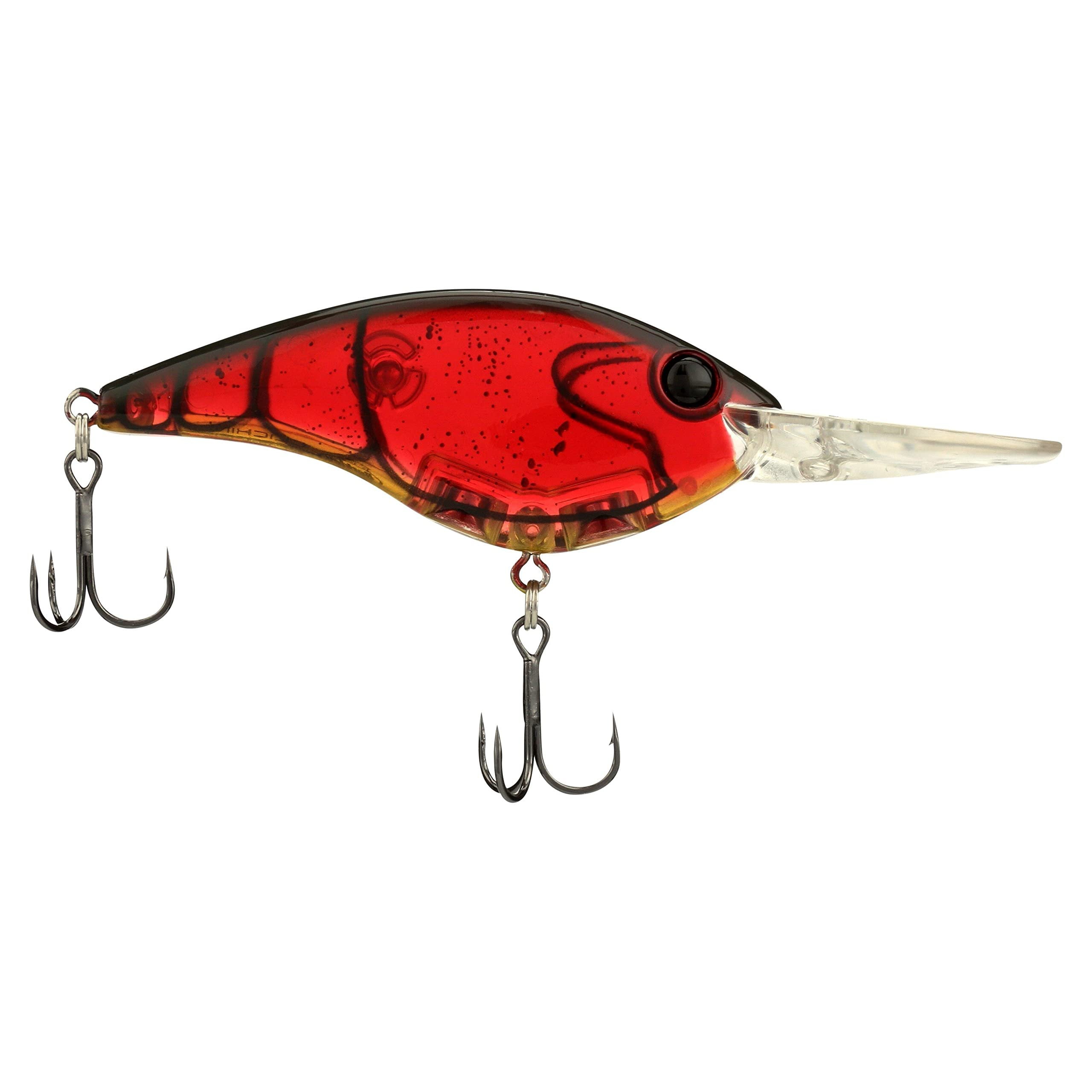 Berkley Clickin’ Frittside Fishing Lure, Ghost Red Craw, 9 (1/2 oz)