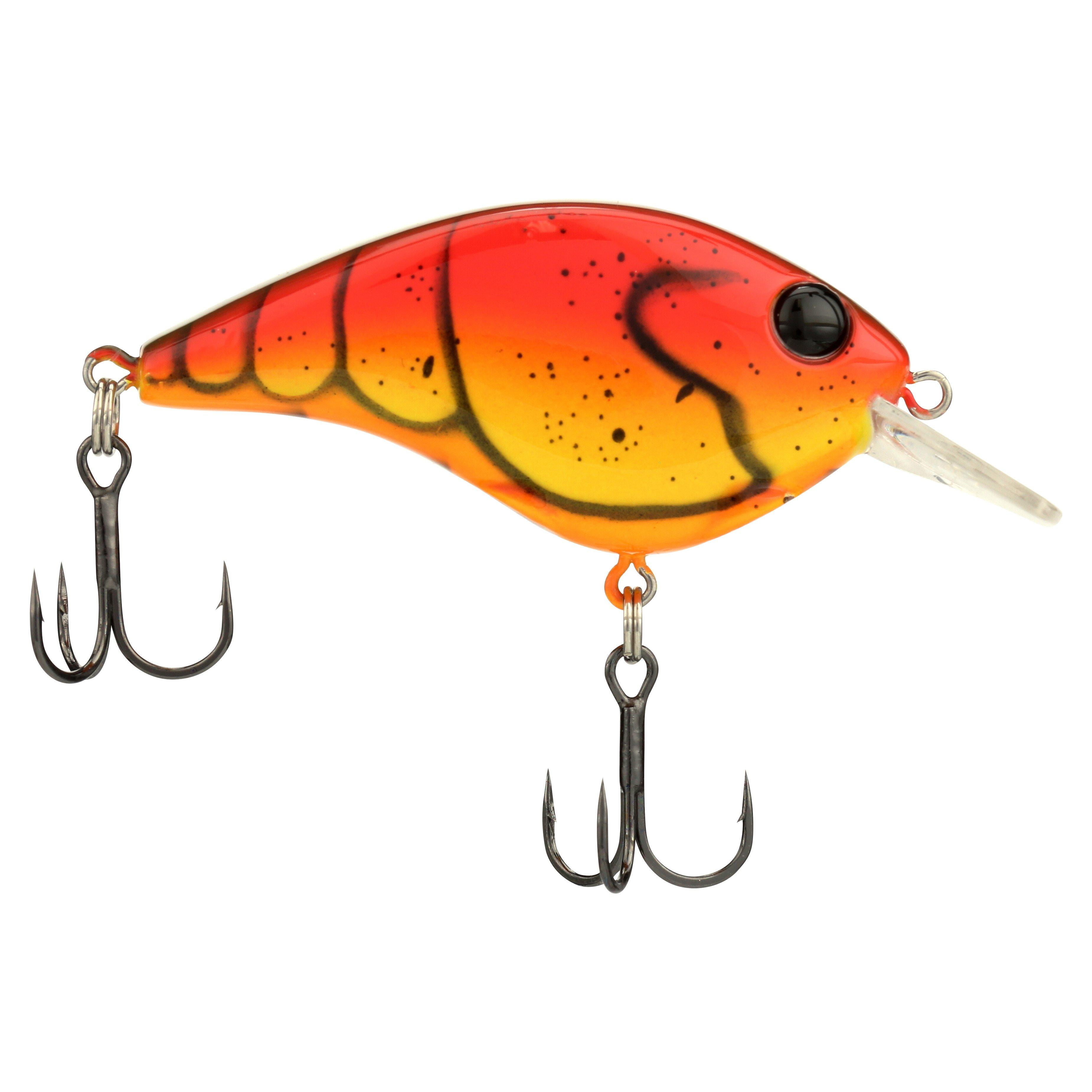 Berkley Clickin’ Frittside Fishing Lure, Red Spring Craw, 5 Junior (1/4 oz)