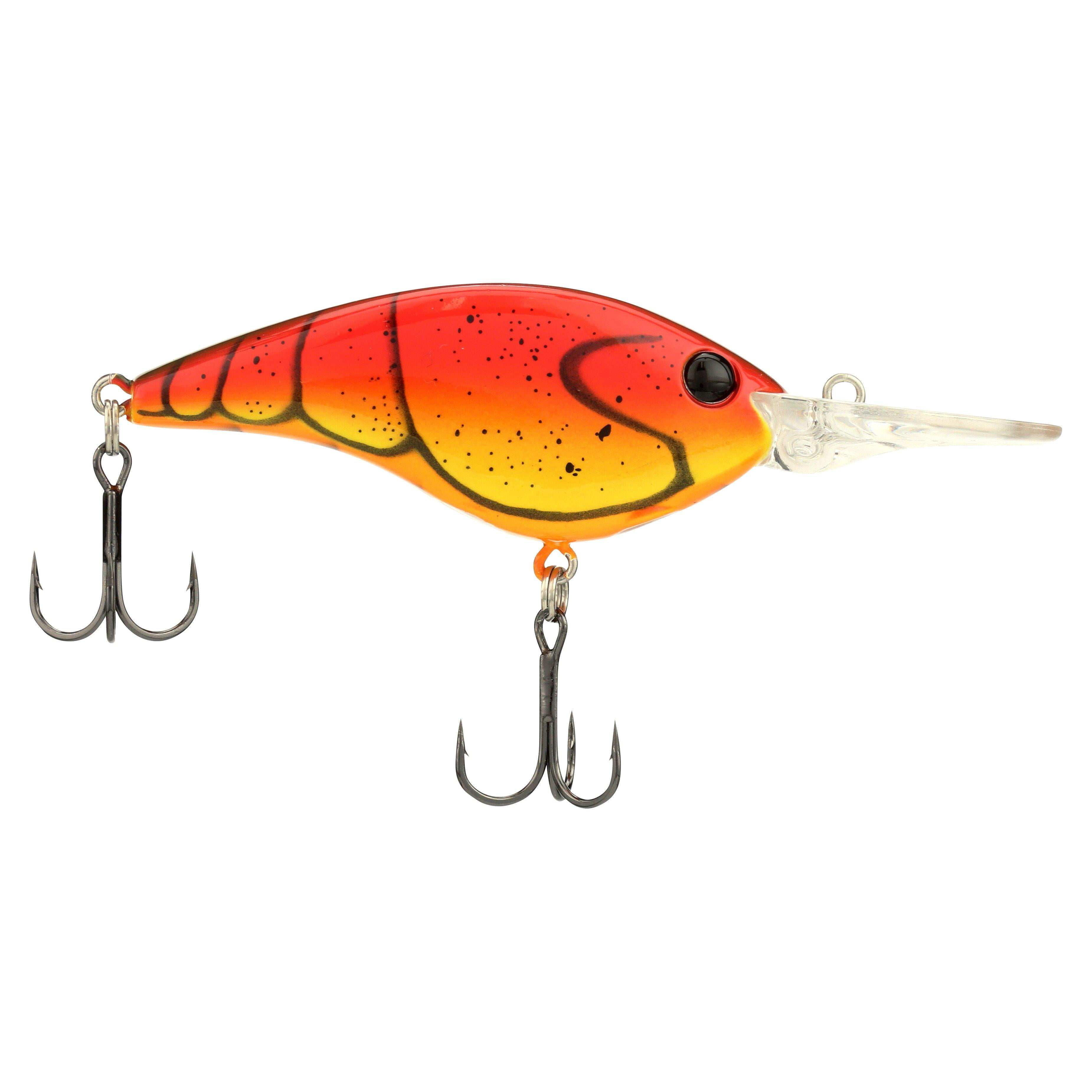 Berkley Clickin’ Frittside Fishing Lure, Red Spring Craw, 7 (3/7 oz)