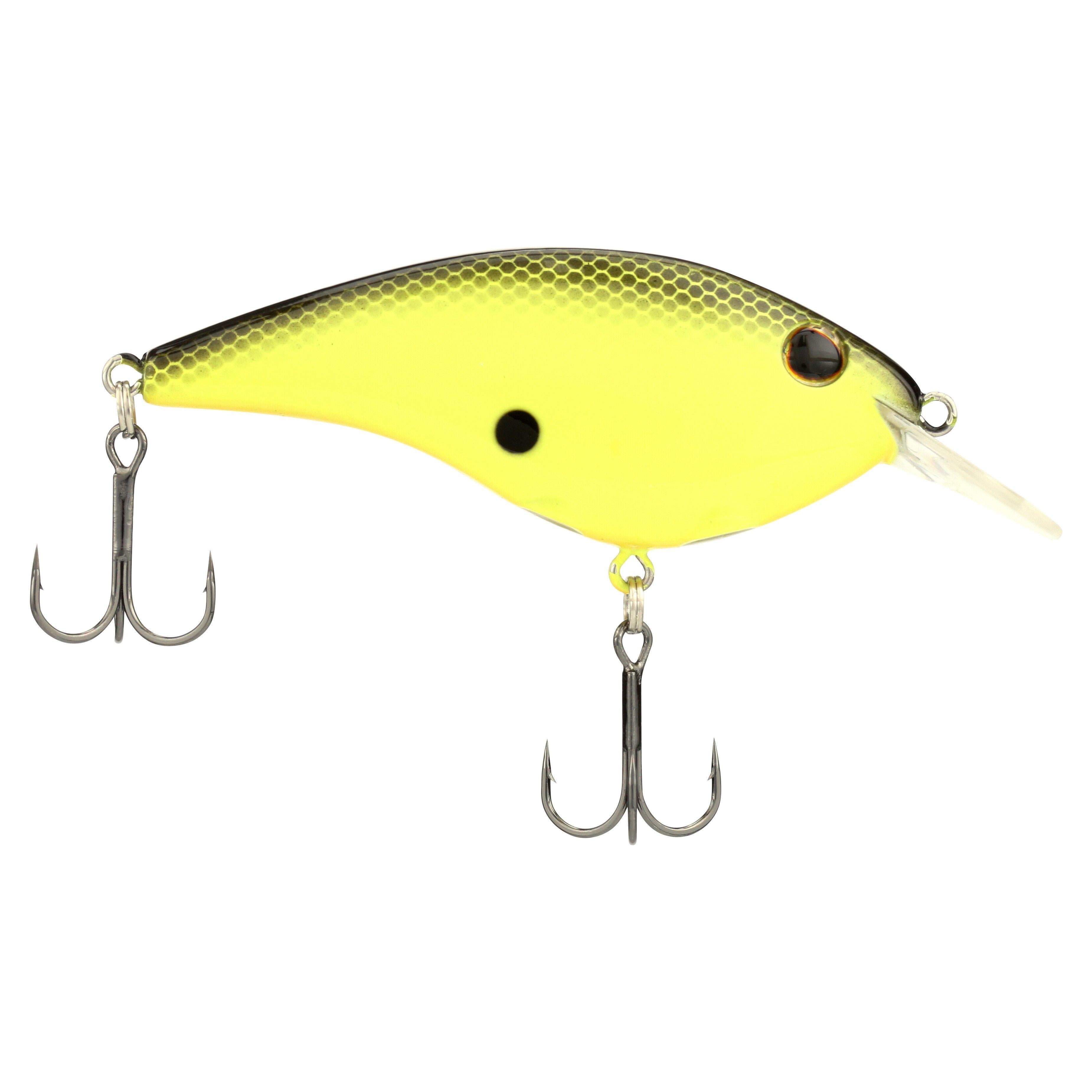Berkley Clickin’ Frittside Lure, Black Chartreuse, 5 Biggun' (3/7 oz)&nbsp;