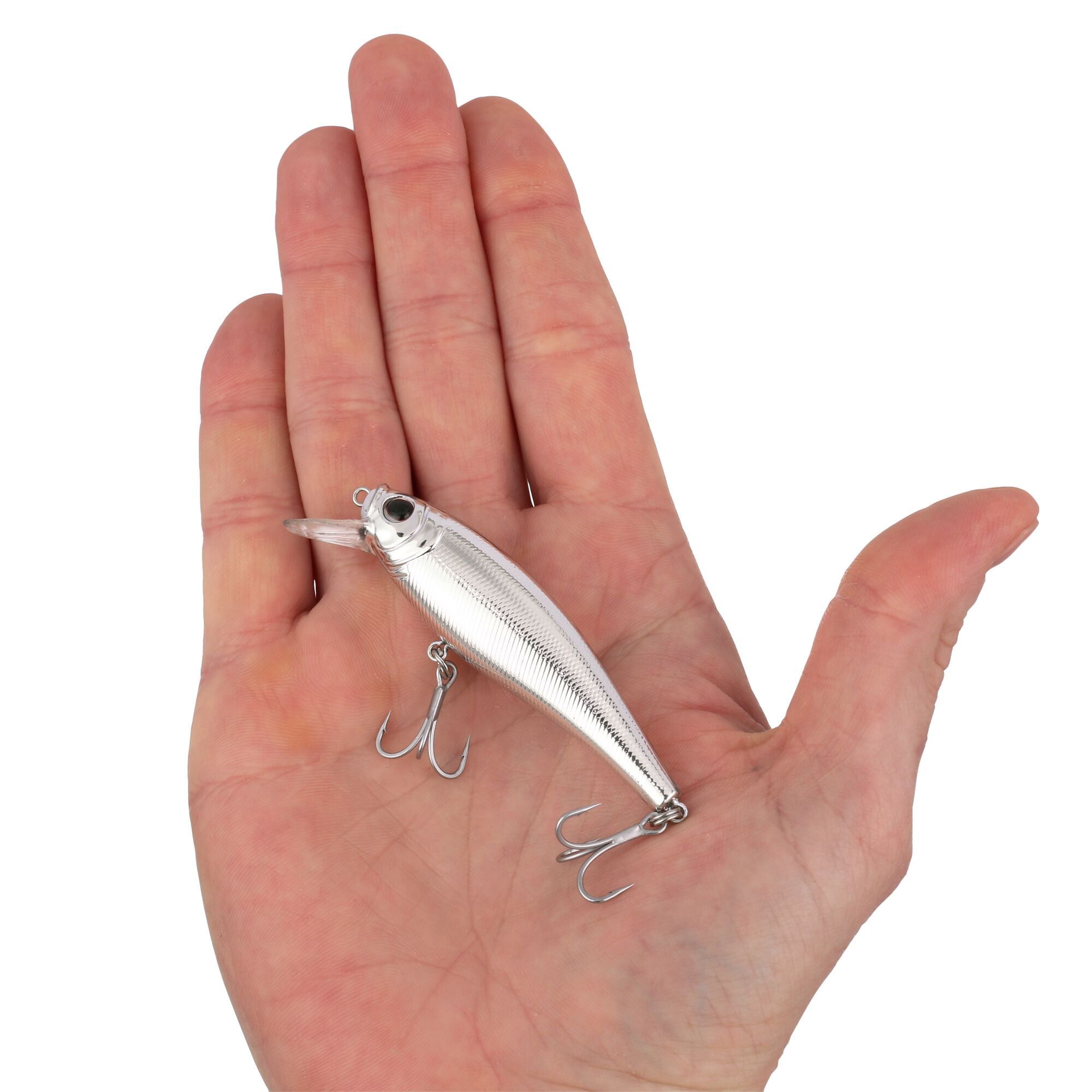 Berkley Cutter Saltwater, 2.75 in, Jerkbaits, Chrome (1 Count)