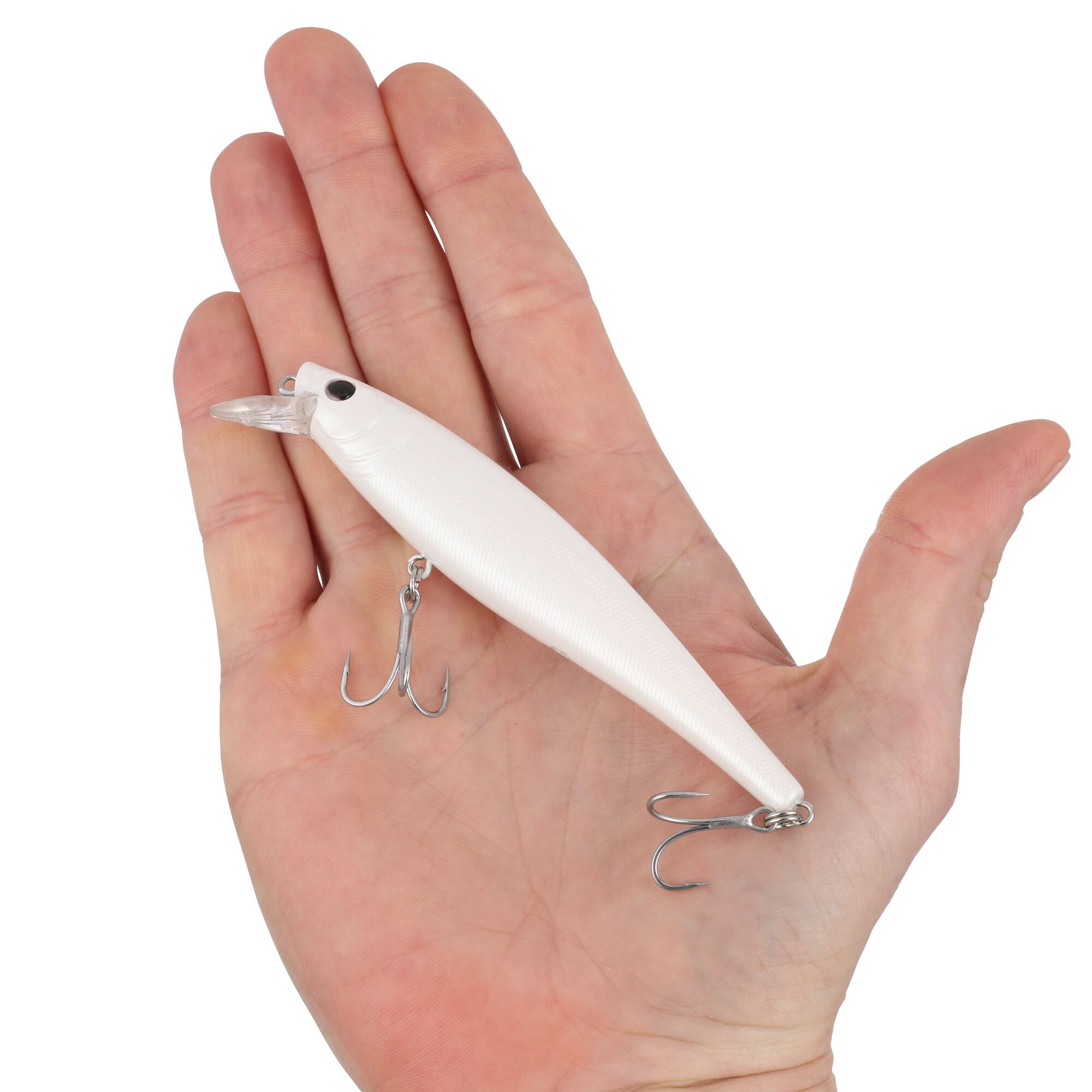 Berkley Cutter Saltwater, 4.3 in, Jerkbaits, Pearl White (1 Count)