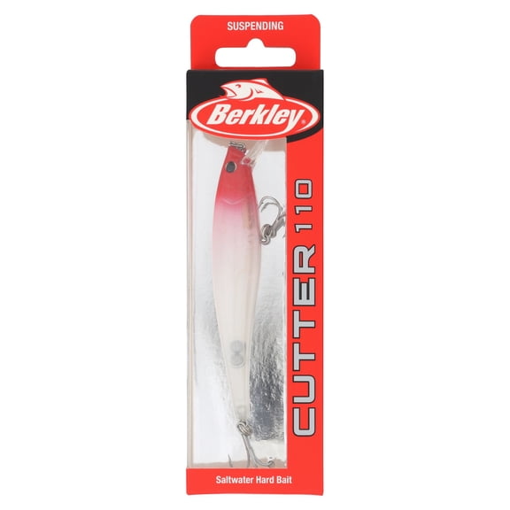 Berkley Cutter Saltwater, 4.3 in, Jerkbaits, Red Head (1 Count)