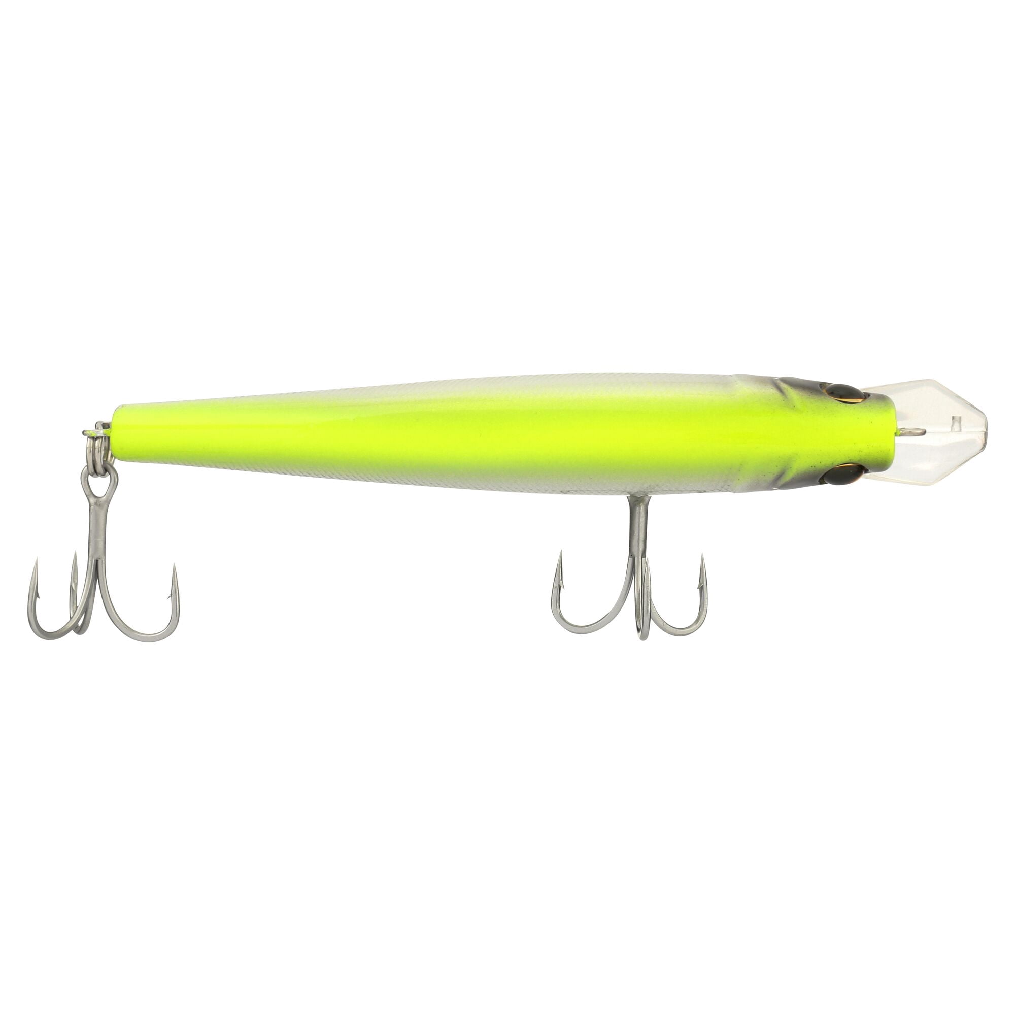 Berkley Cutter Saltwater, 3.5 in, Jerkbaits, Chrome/Chartreuse (1 Count)