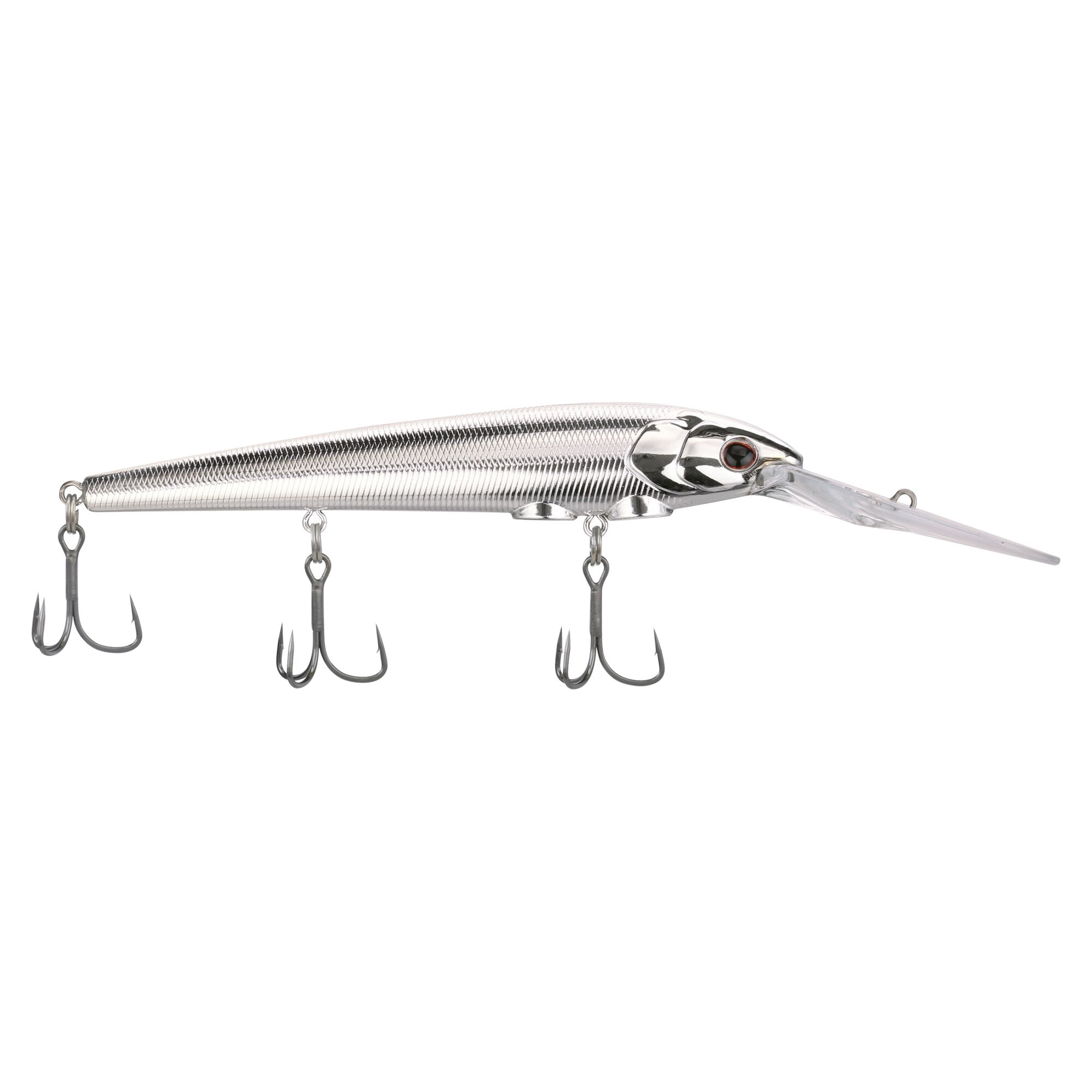 Berkley Deep Hit Stick, 4.75 in, Crankbaits, Chrome (1 Count)