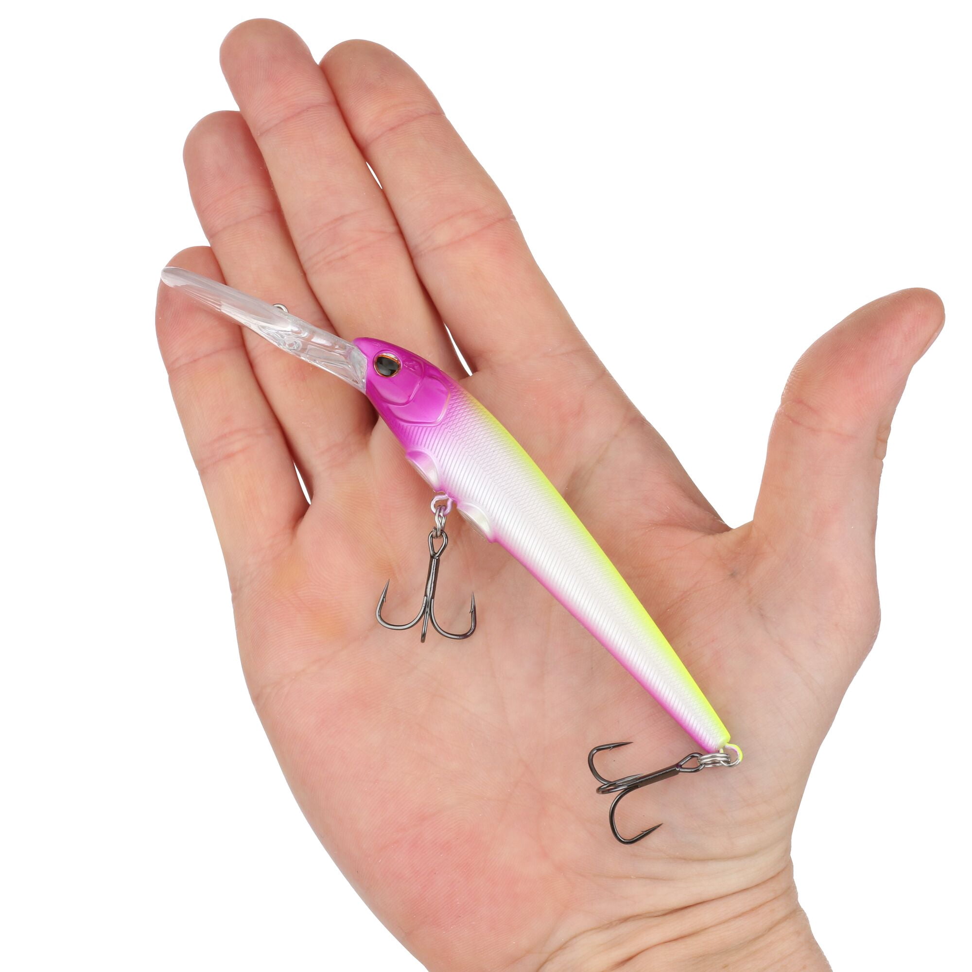 Berkley Deep Hit Stick, 4.25 in, Crankbaits, Pink Lemonade (1 Count)