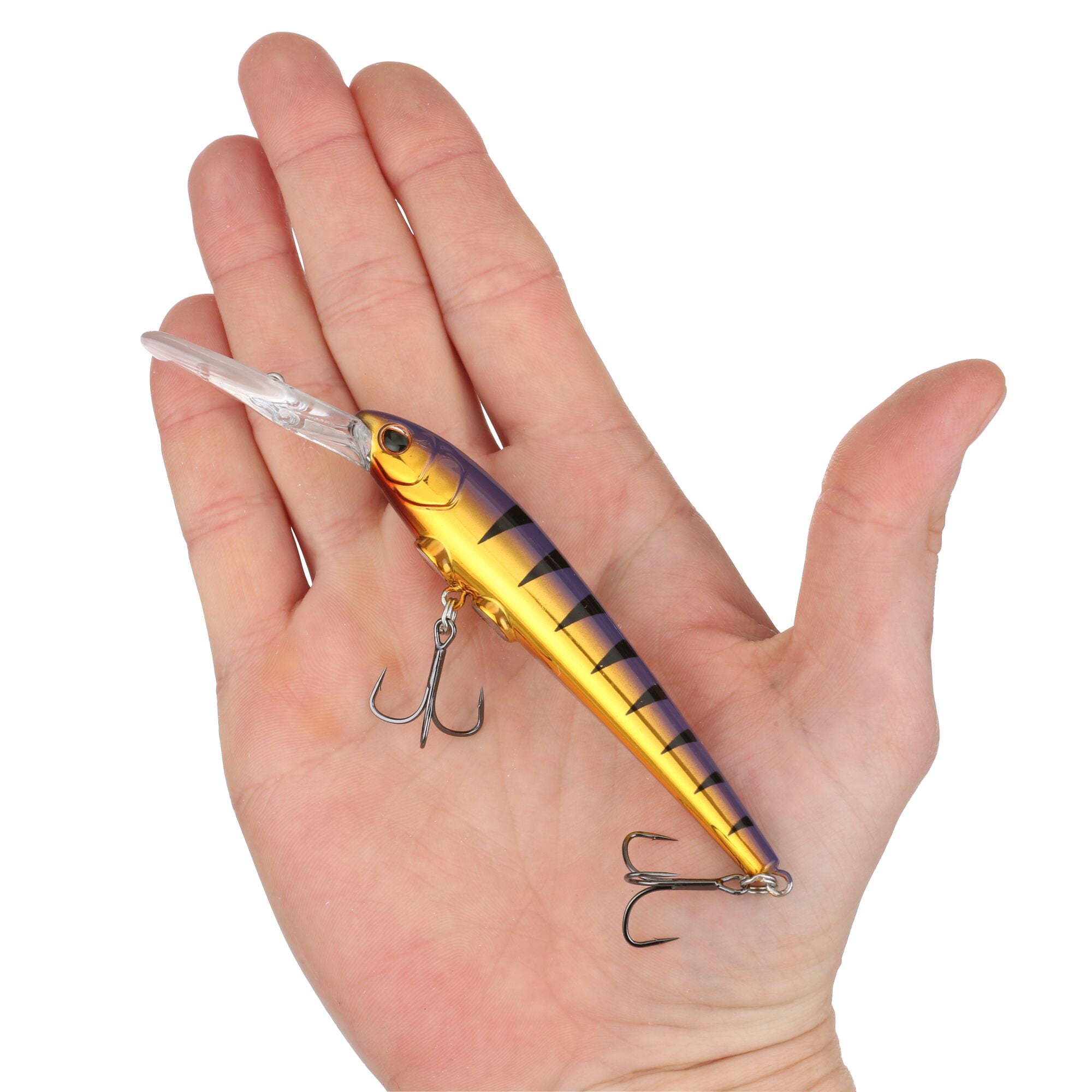 Berkley Deep Hit Stick, 4.25 in, Crankbaits, Purple Bengal (1 Count)