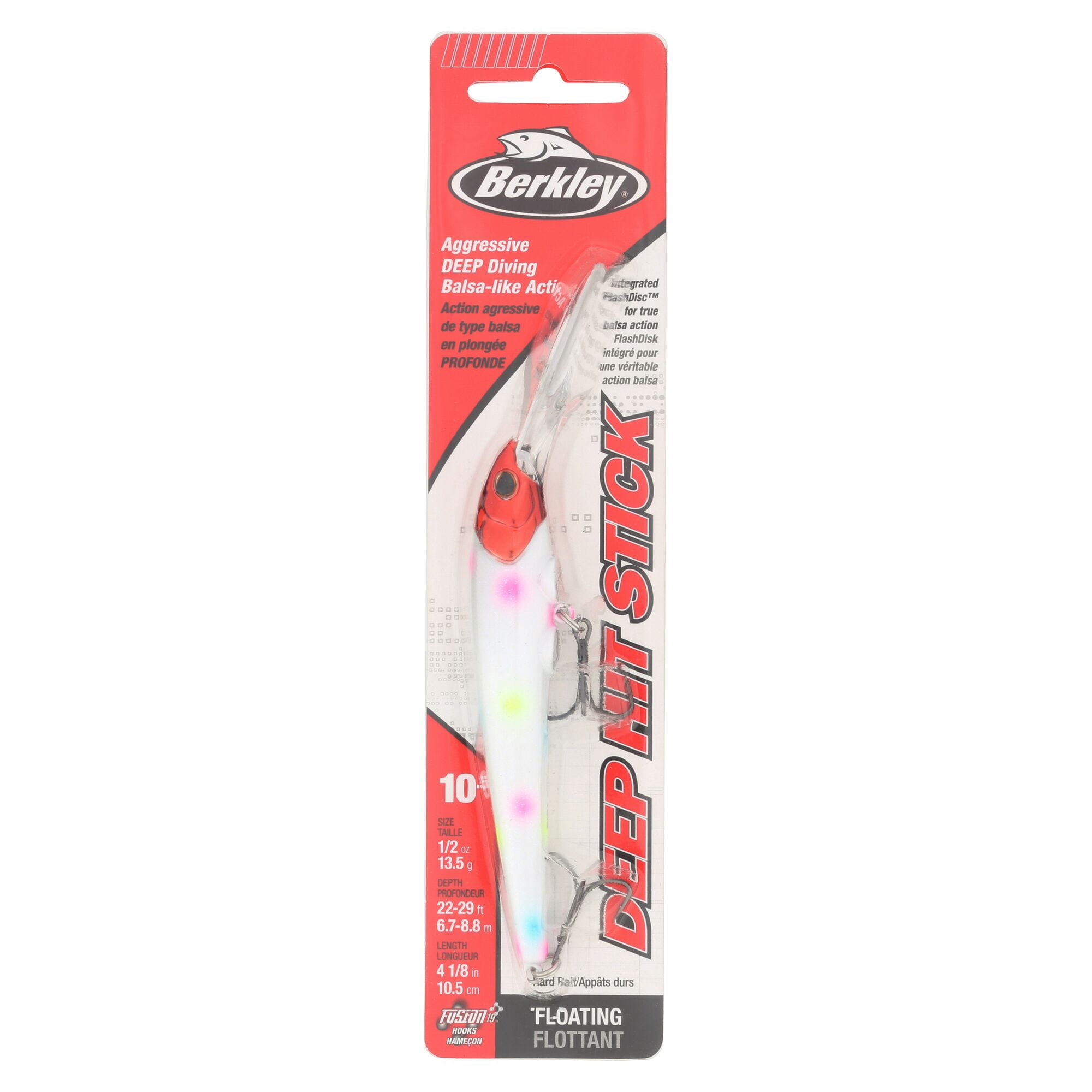 Berkley Deep Hit Stick, 4.25 in, Crankbaits, Shake and Bake (1 Count)