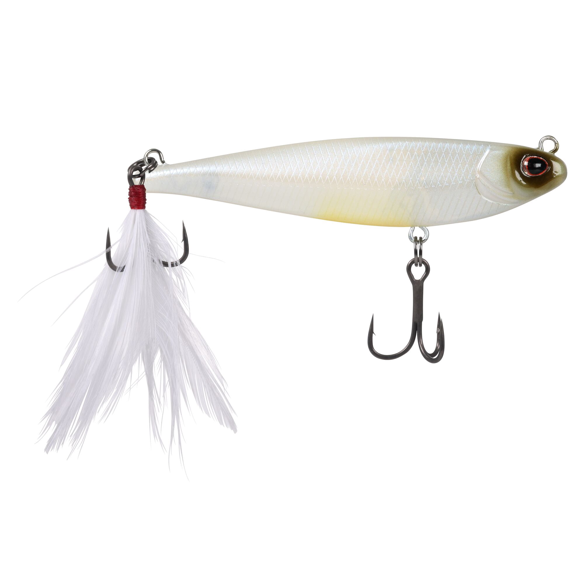 Berkley Doom Stroller Fishing Lure, 2.75 in, French Pearl (1-count)