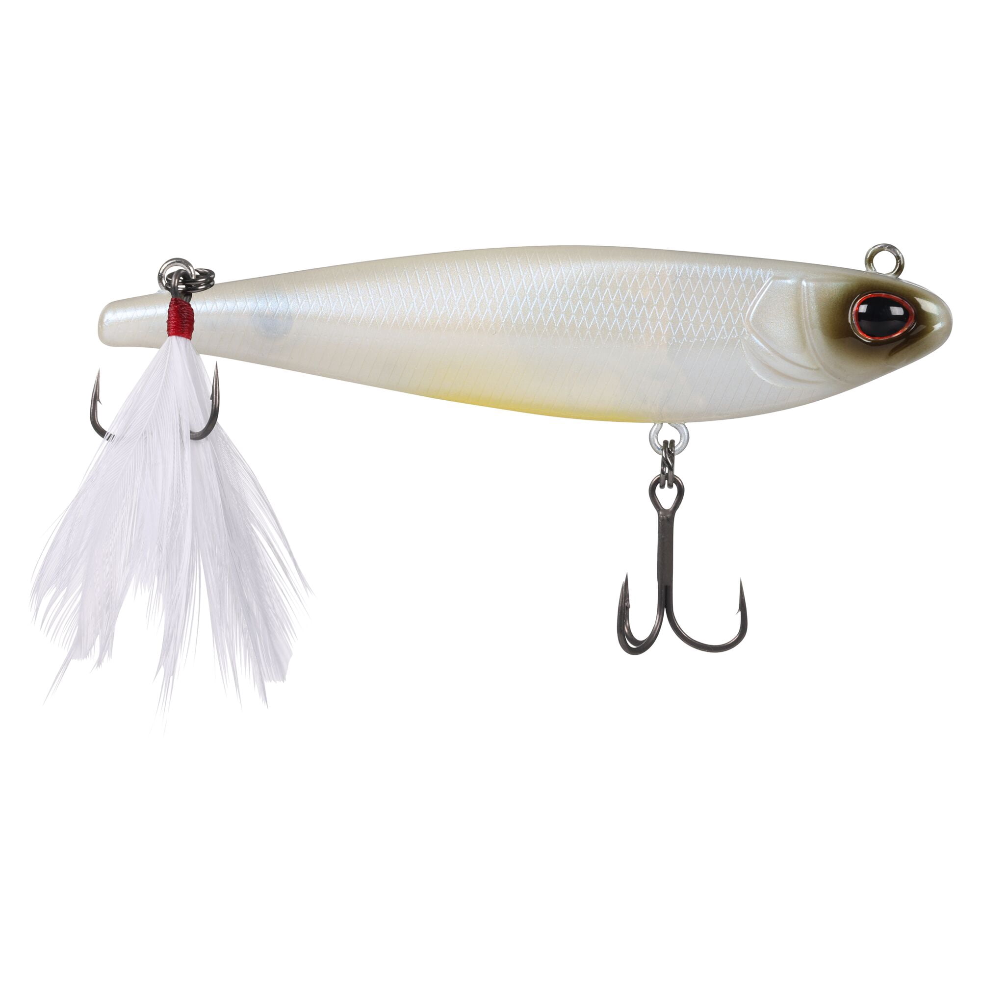 Berkley Doom Stroller Fishing Lure, 3.5 in, French Pearl (1-count)