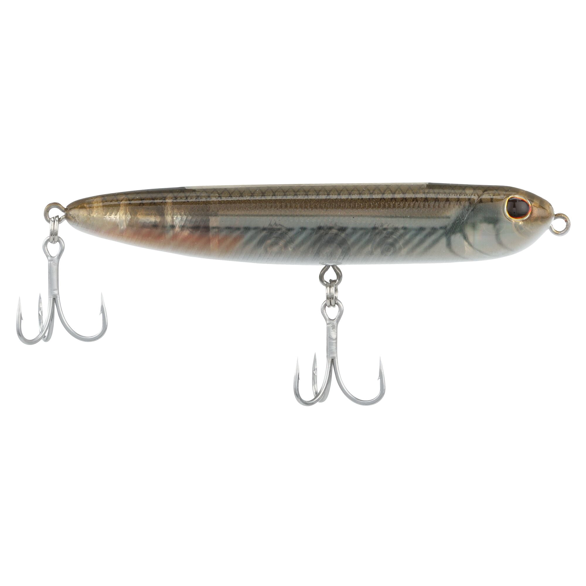 Berkley Drift Walker Saltwater, 3.5 in, Topwater Baits, Mangrove Minnow (1 Count)