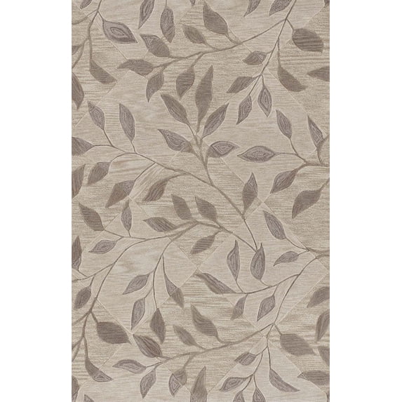 Berkley Ease Area Rug SD21 Ivory Diamonds Branches 9' x 13' Rectangle
