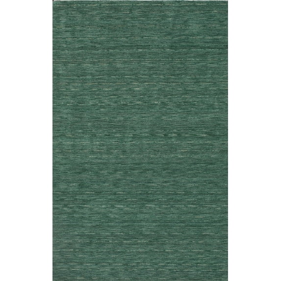 Berkley Fiesta Area Rug RF100EM Emerald Solid Striation 5' x 7' Rectangle