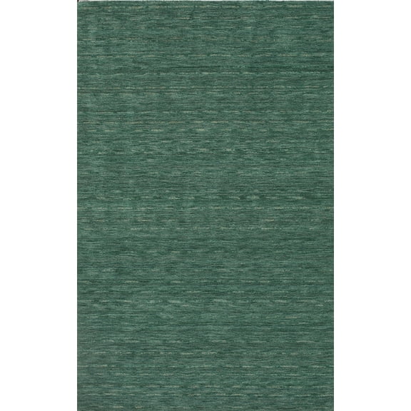 Berkley Fiesta Area Rug RF100EM Emerald Solid Striation 8' x 10' Rectangle