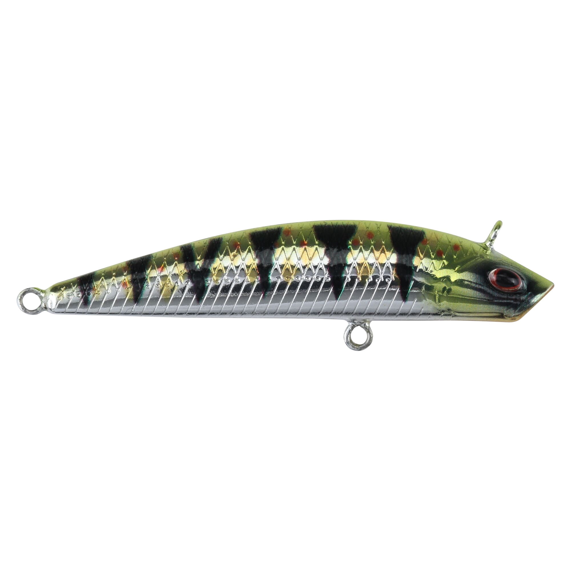 Berkley Finisher, 1.75 in, Glide Baits, Chrome Perch (1 Count)