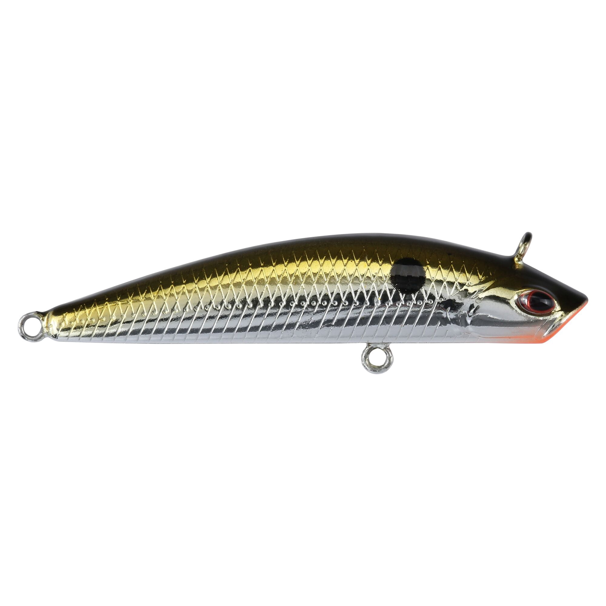 Berkley Finisher, 1.75 in, Glide Baits, Gold Chrome (1 Count)