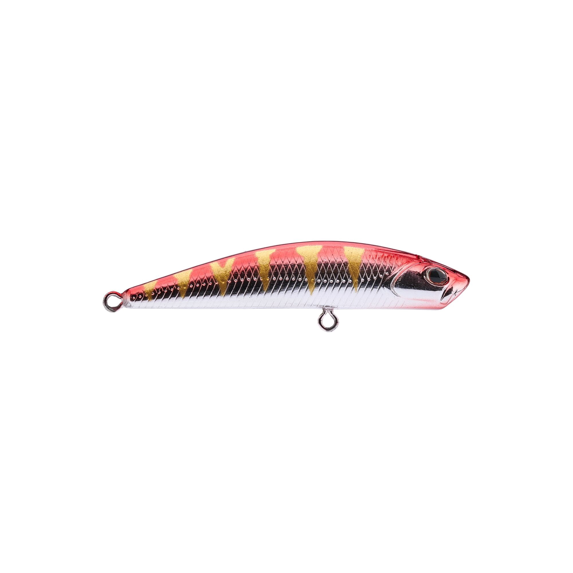 Berkley Finisher, 2 in, Glide Baits, Chrome Red Perch (1 Count)