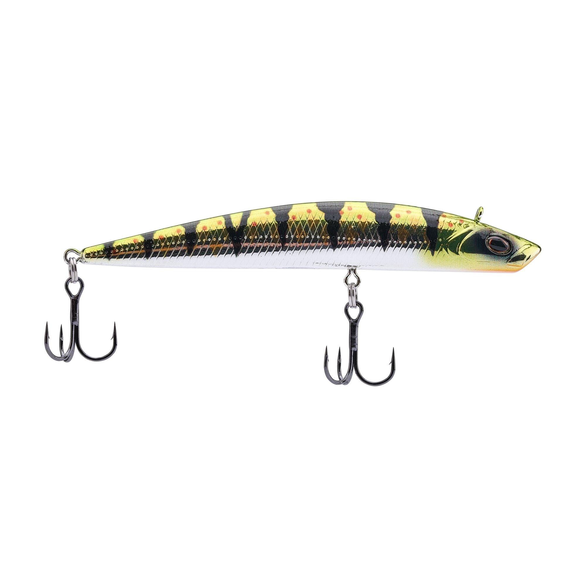 Berkley Finisher, 3.5 in, Glide Baits, Chrome Perch (1 Count)