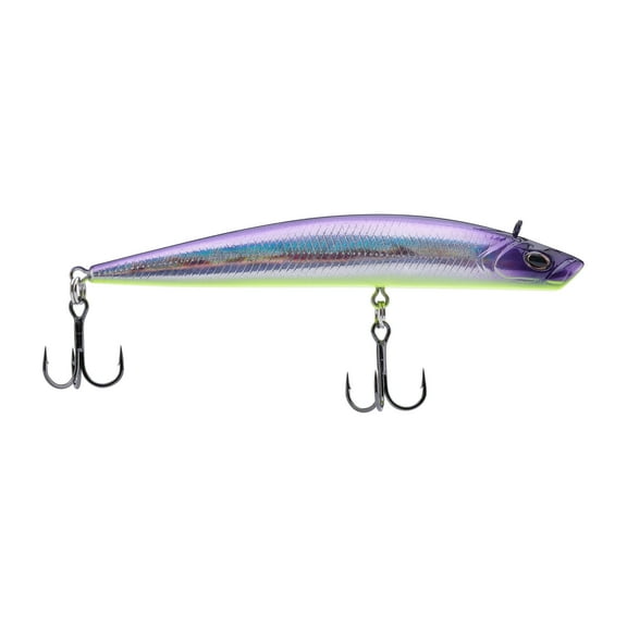Berkley Finisher Fishing Lure, Purple Slime, Size 9