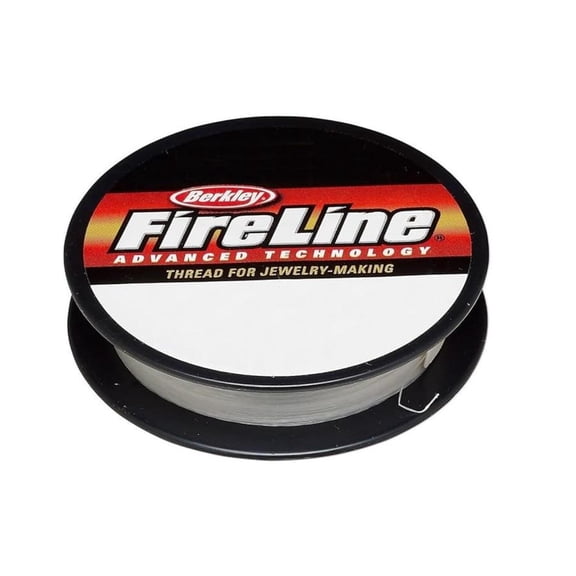 Berkley FireLine Braided Beading Thread 10-Pound Test Crystal 0.008 Inch 0.20mm 50 Yards