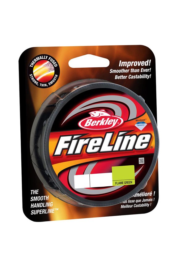 FireLine Fused Superline Braided Fishing Line, 4lb, 300yd, Flame Green