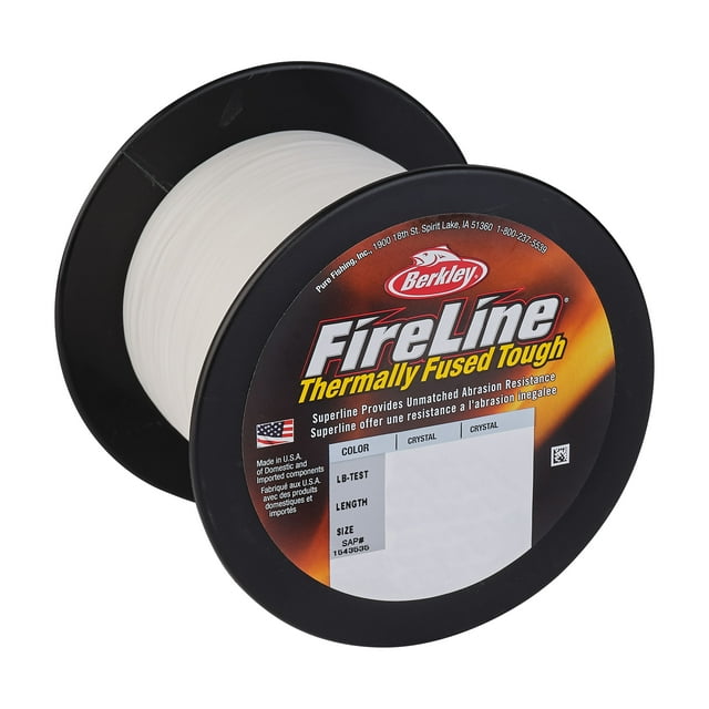 Berkley FireLine Superline, Crystal, 10lb 4.5kg Fishing Line