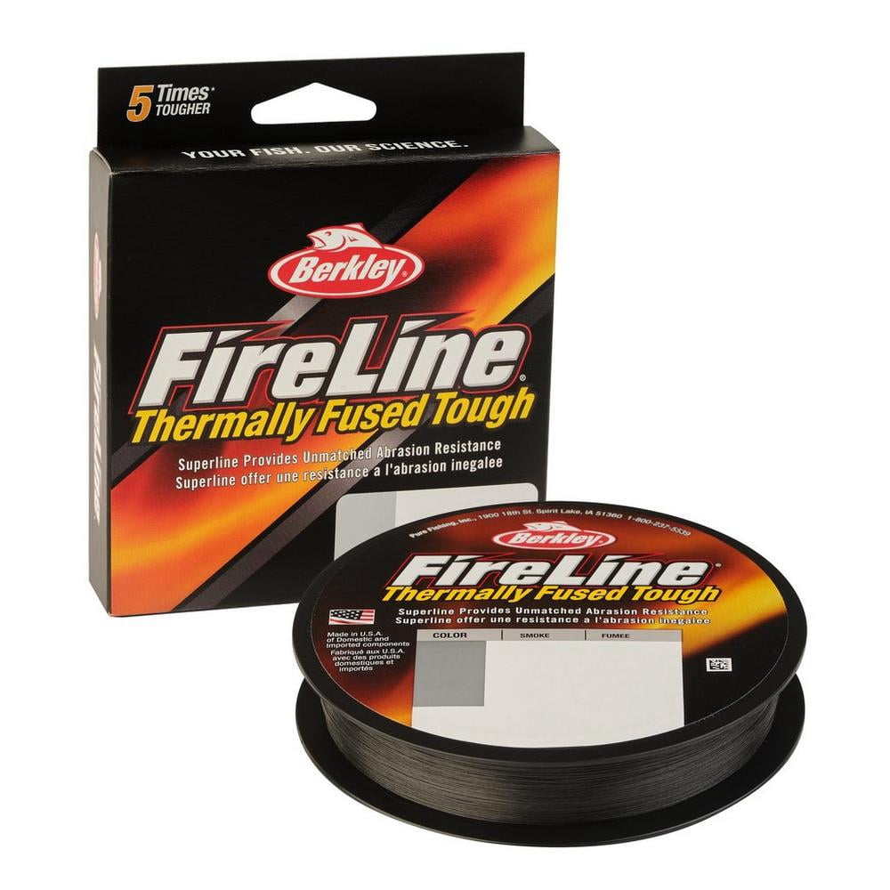 Berkley FireLine® Fishing Line, Smoke, 4 lb Test Strength, 125 yd