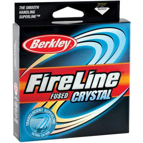 Berkley Fireline Fused Crystal Superline 125 Yd spool(2/.50-Pound,Crystal)