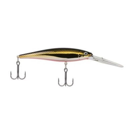 Berkley Flicker Minnow Fishing Lure, Black Brass, 1/2 oz