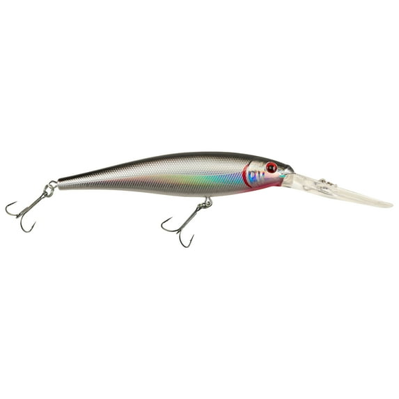 Berkley Flicker Minnow Fishing Lure, Black Silver, 1/3 oz