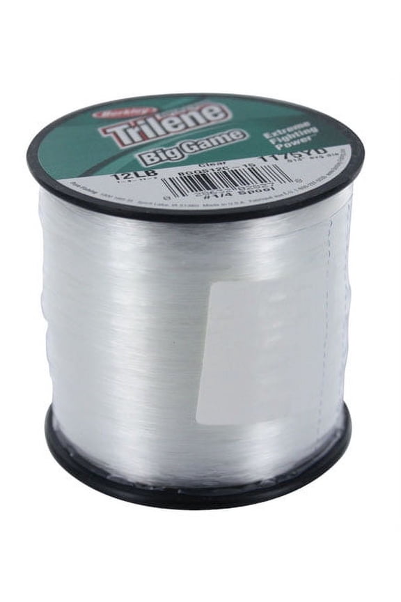 Trilene® Big Game™ Monofilament Fishing Line, Clear, 50 lb Test Strength, 275 yd
