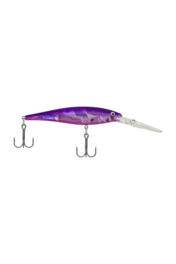 Flicker Minnow Fishing Lure, Flashy Purple Candy, 1/2 oz