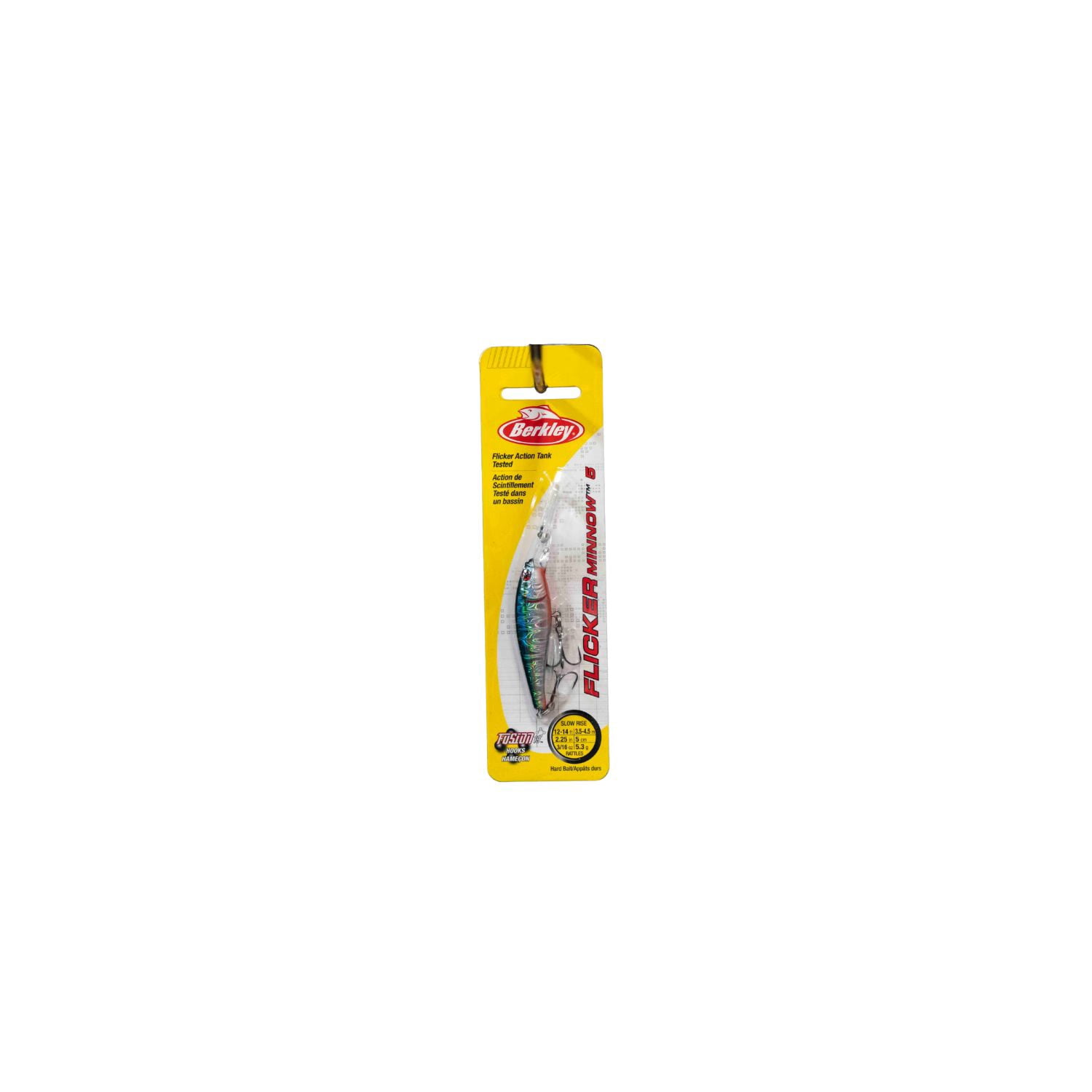 Berkley Flicker Minnow Fishing Lure, Slick Blue Alewife, 3/16 oz