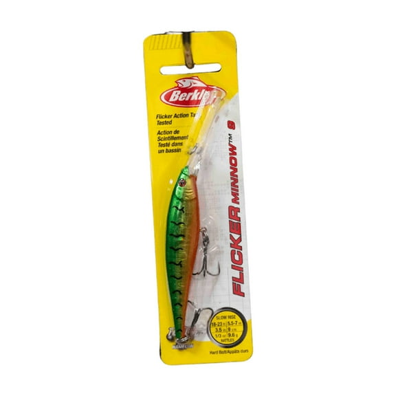 Berkley Flicker Minnow Fishing Lure, Slick Firetiger, 1/3 oz