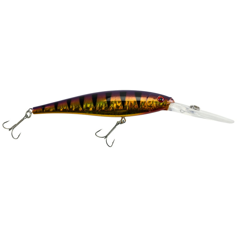 Berkley Flicker Minnow Fishing Lure, Slick Purple Bengal, 1/3 oz 