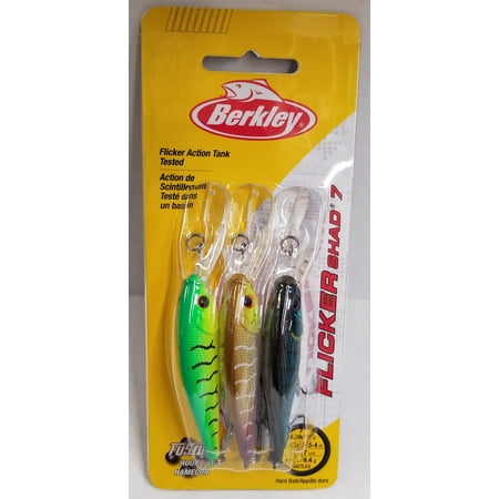 Berkley Flicker Shad Fishing Lure 3 Pack, Assorted Colors price history and forecast - Berkley Flicker Shad