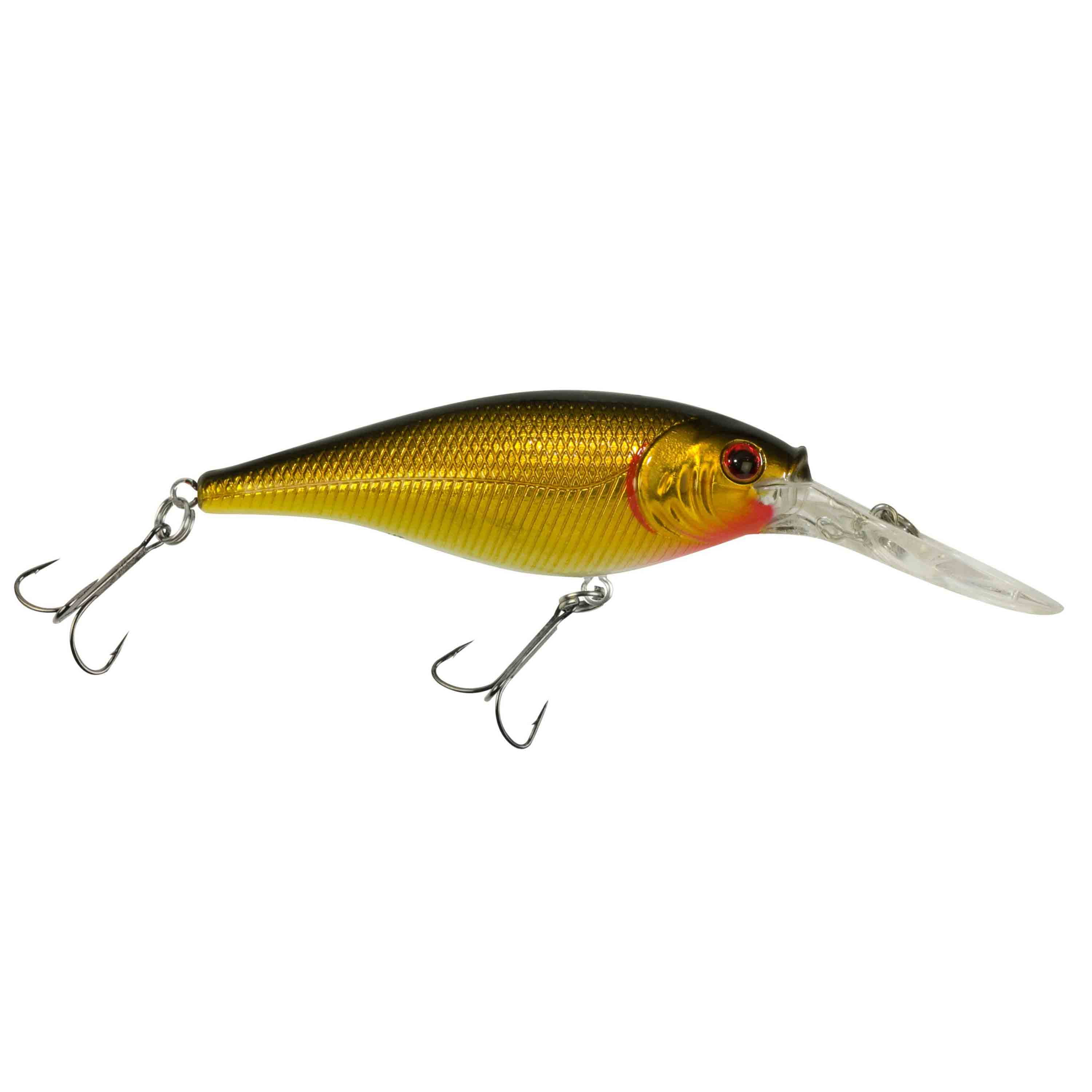 Berkley Flicker Shad Fishing Lure, Black Gold, 1/4 oz
