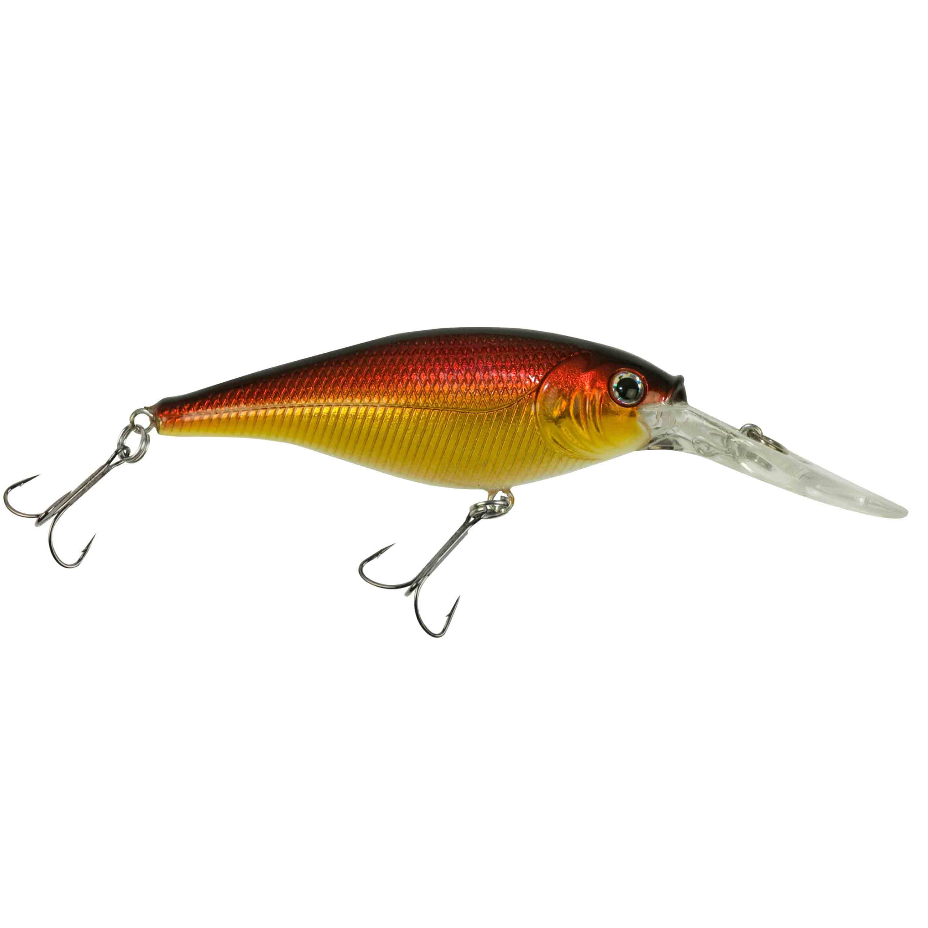 Berkley Flicker Shad Fishing Lure, Black Gold Sunset, 1/2 oz