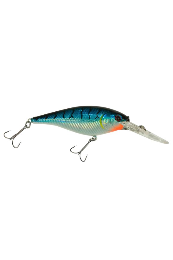 Flicker Shad Fishing Lure, Blue Tiger, 1/4 oz