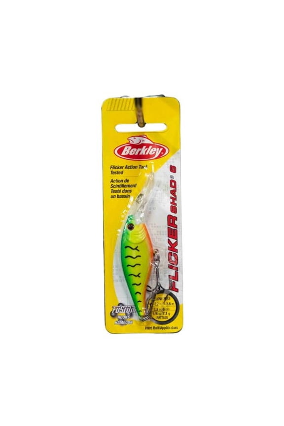 Flicker Shad Fishing Lure, Firetiger, 1/4 oz