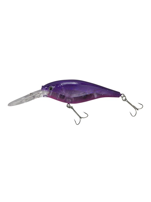 Flicker Shad Fishing Lure, Flashy Purple Candy, 5/16 oz
