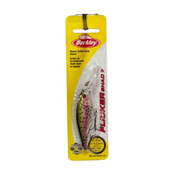 Berkley Flicker Shad Fishing Lure, Rainbow Trout, 5/16 oz