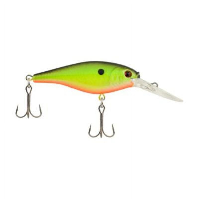 Berkley Flicker Shad Fishing Lure, Slick Chartreuse, 3/16 oz