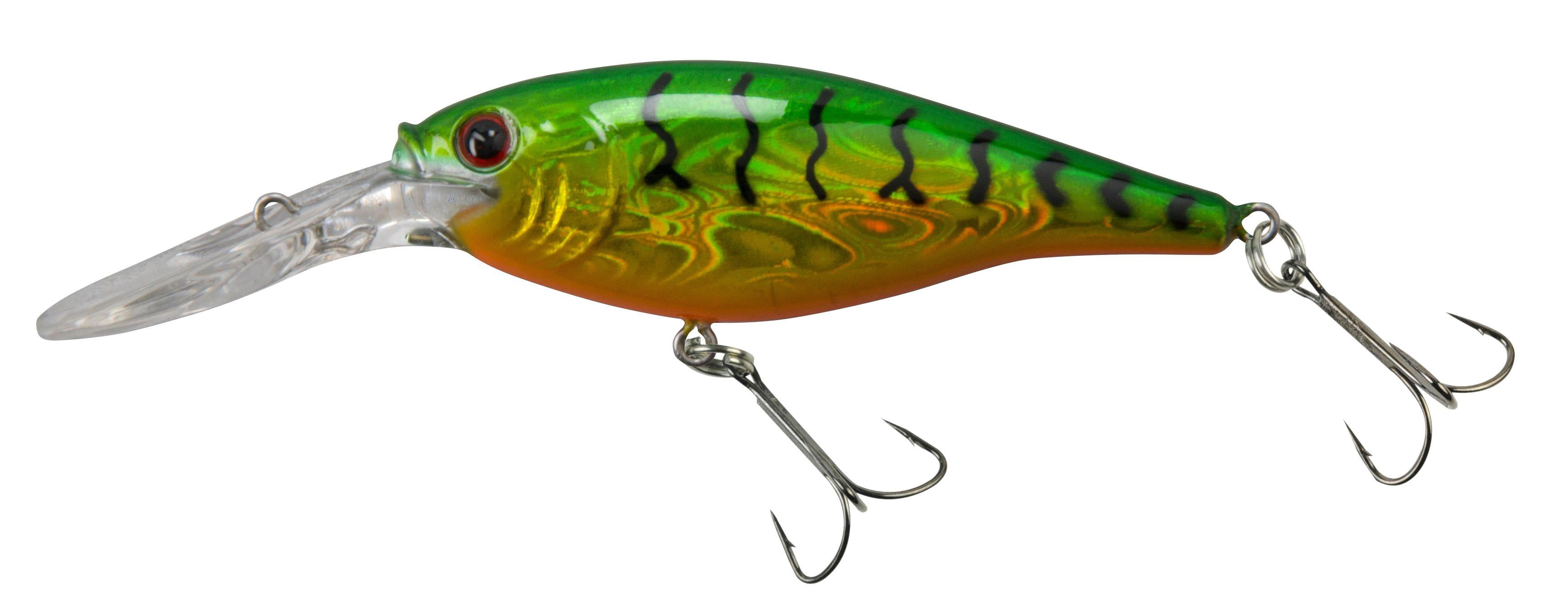 Berkley Flicker Shad Fishing Lure, Slick Firetiger, 1/4 oz