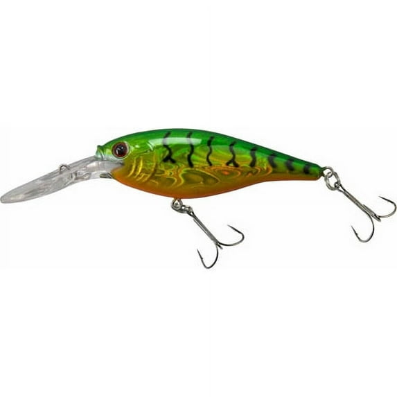 Berkley Flicker Shad Fishing Lure, Slick Firetiger, 1/8 oz