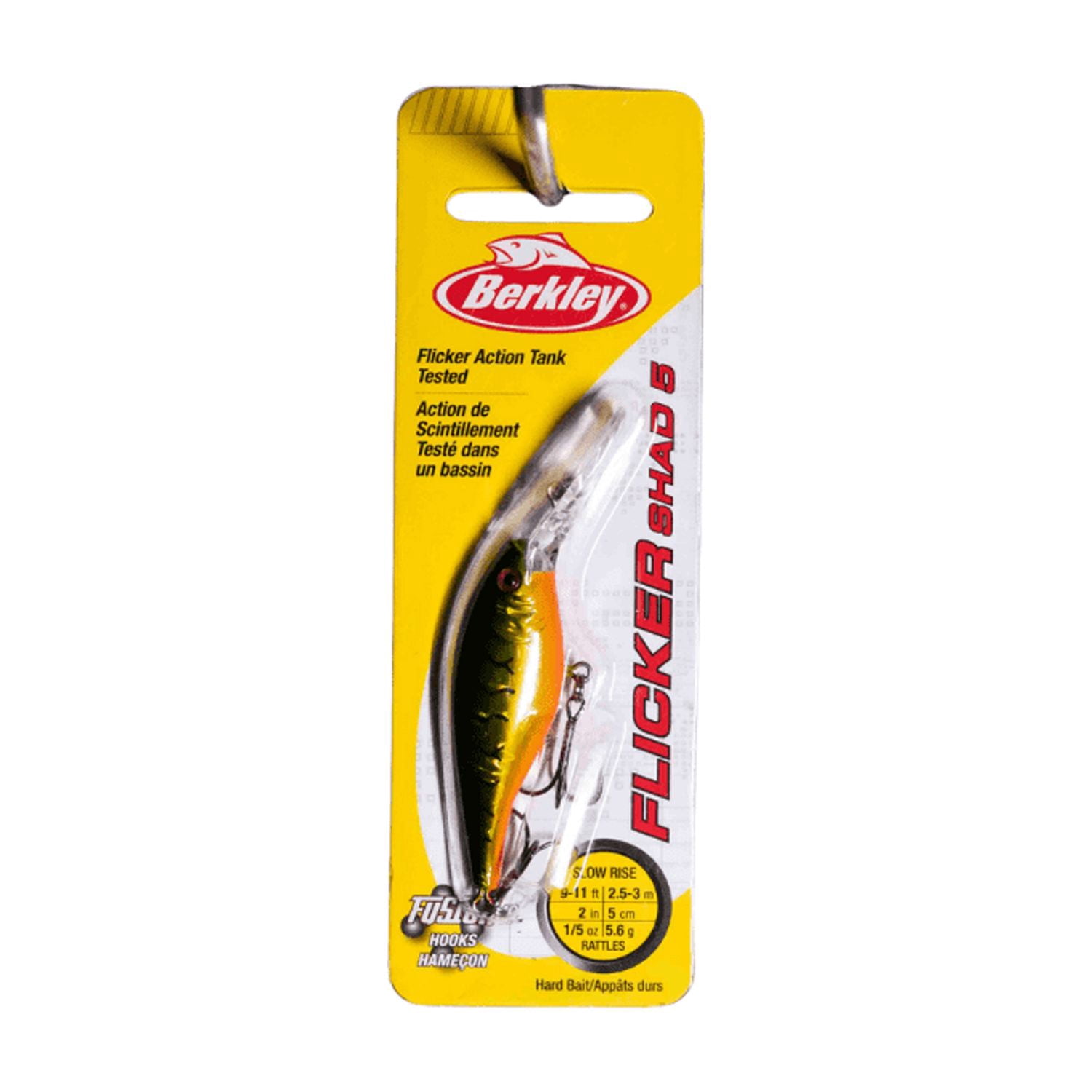 Berkley Flicker Minnow Slick Firetiger - 3/16 Oz Fishing Lure - Realistic Minnow Action - View #3