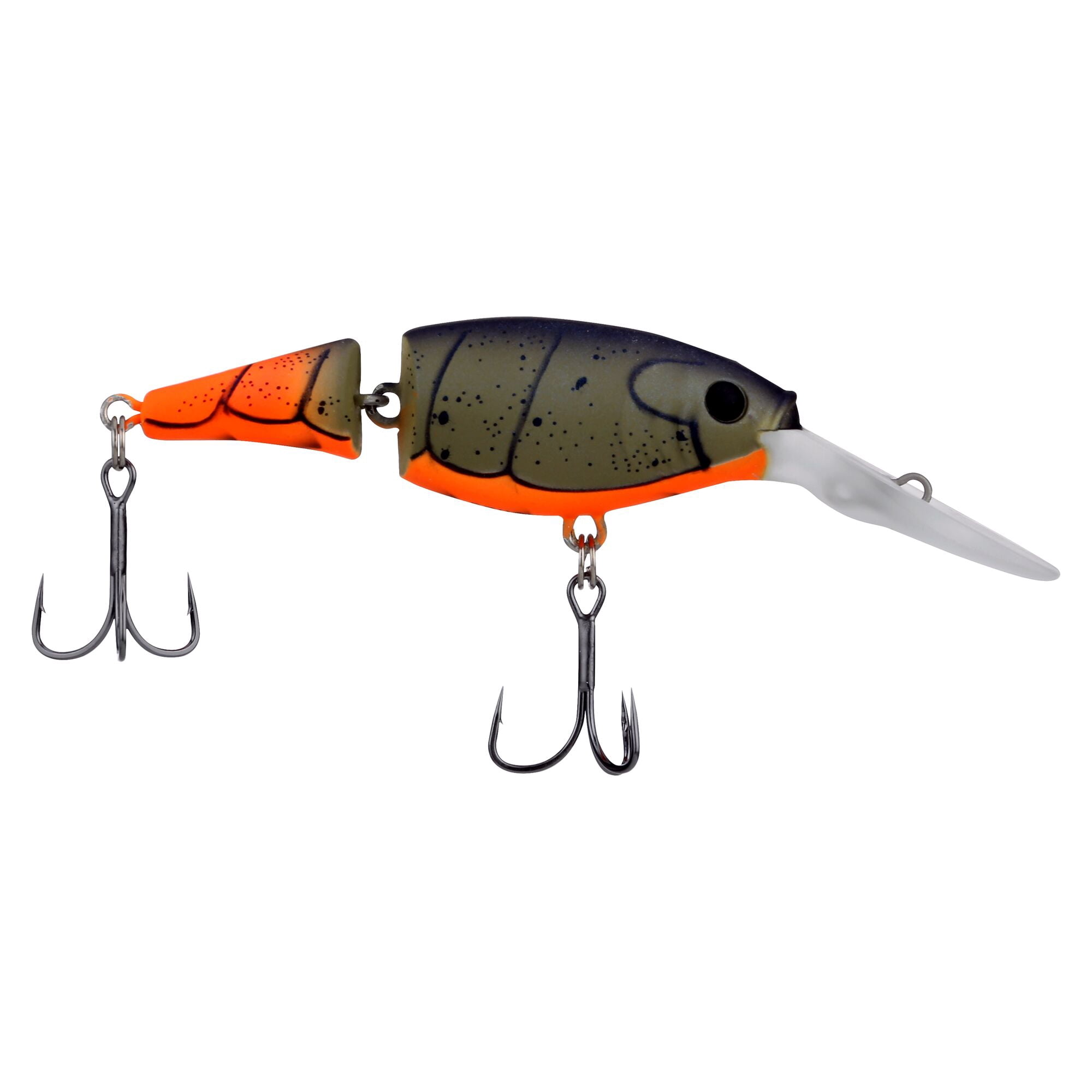 Berkley Flicker Shad® Jointed, 2 in, Crankbaits, Firetail Green Craw (1 Count)