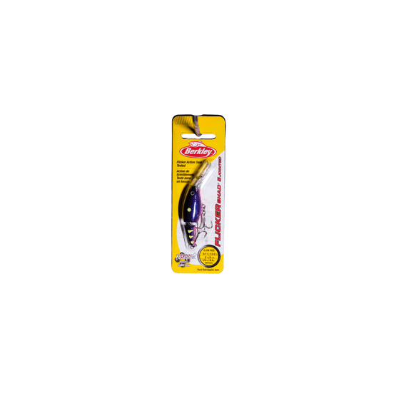 Berkley Flicker Shad Jointed Fishing Lure, Firetail Chrome Candy, 1/5 oz