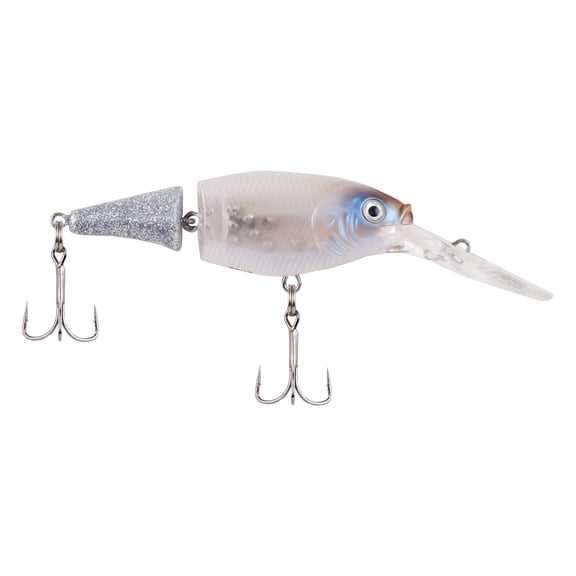 Berkley Flicker Shad Jointed Fishing Lure, Firetail Ghost Glitter, 1/3 oz